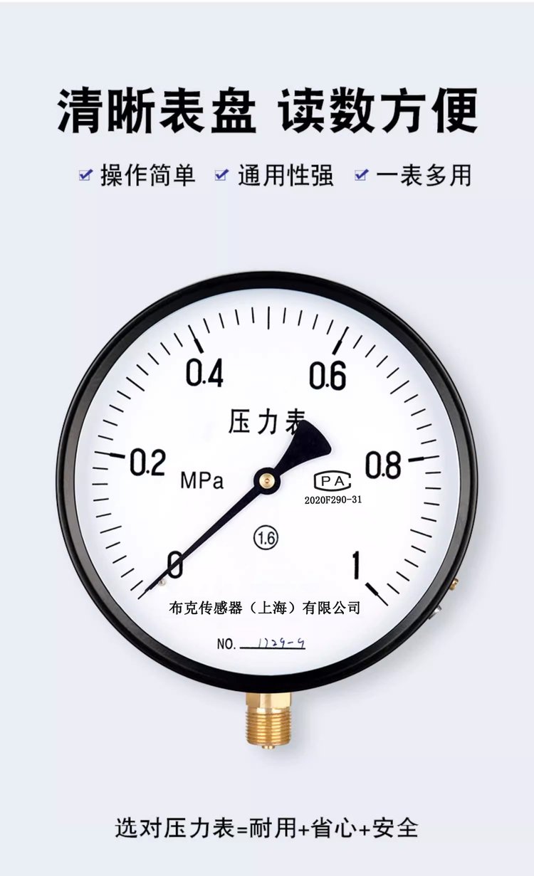 细说Y150型压力表在工业管道中的应用 从锅炉到液压系统的多功能利器